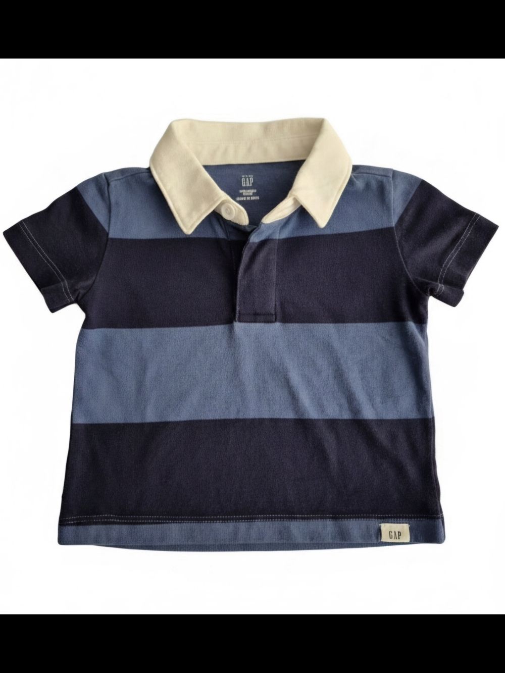 BABY GAP Blue Striped Polo 6-12 Months